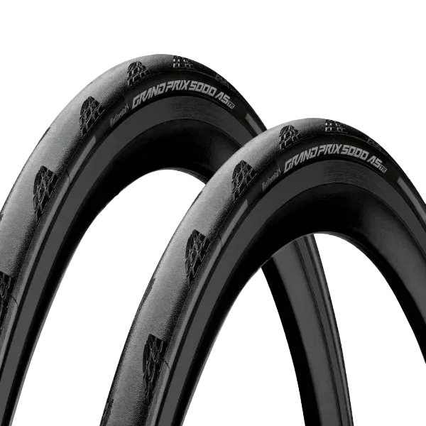 Continental Grand Prix 5000 AS TR Road Tyre Pair – 700x25c Black