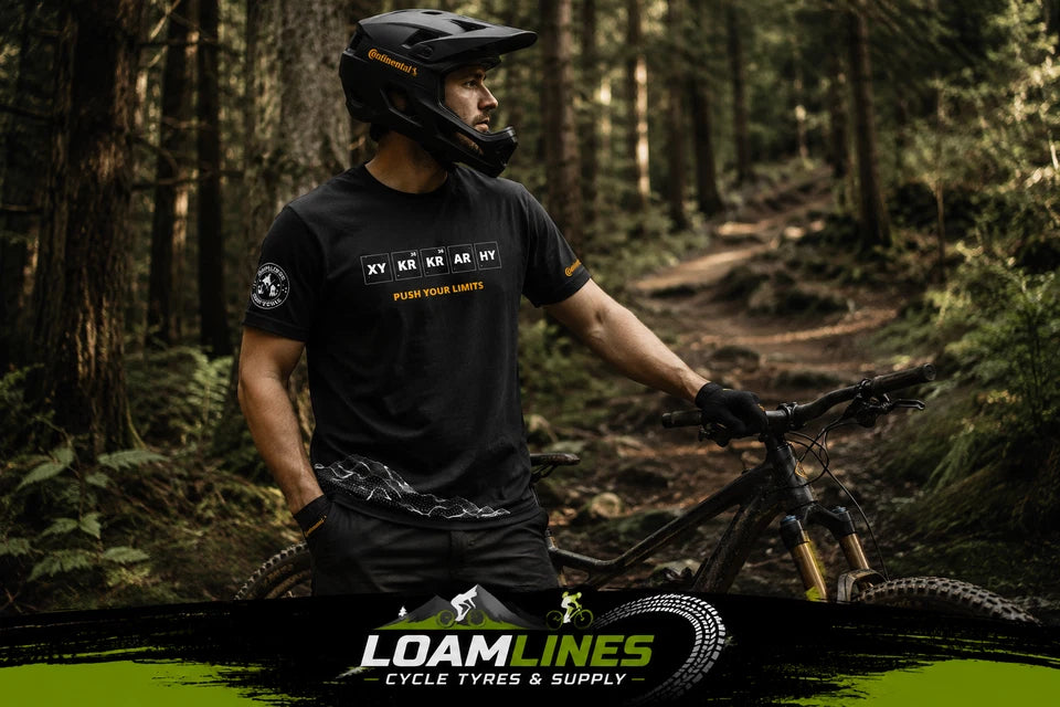 Continental Gravity MTB T Shirt Adult Genuine Downhill Trail Cycling Tee