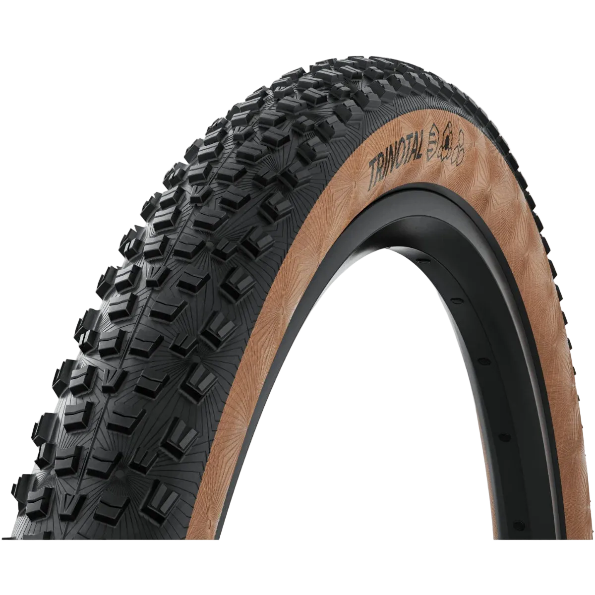 Continental Trinotal Trail Grip MTB Tyre – 29 × 2.40 – Black / Tanwall