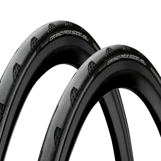 Continental Grand Prix 5000 AS TR Road Tyre Pair – 700x25c Black