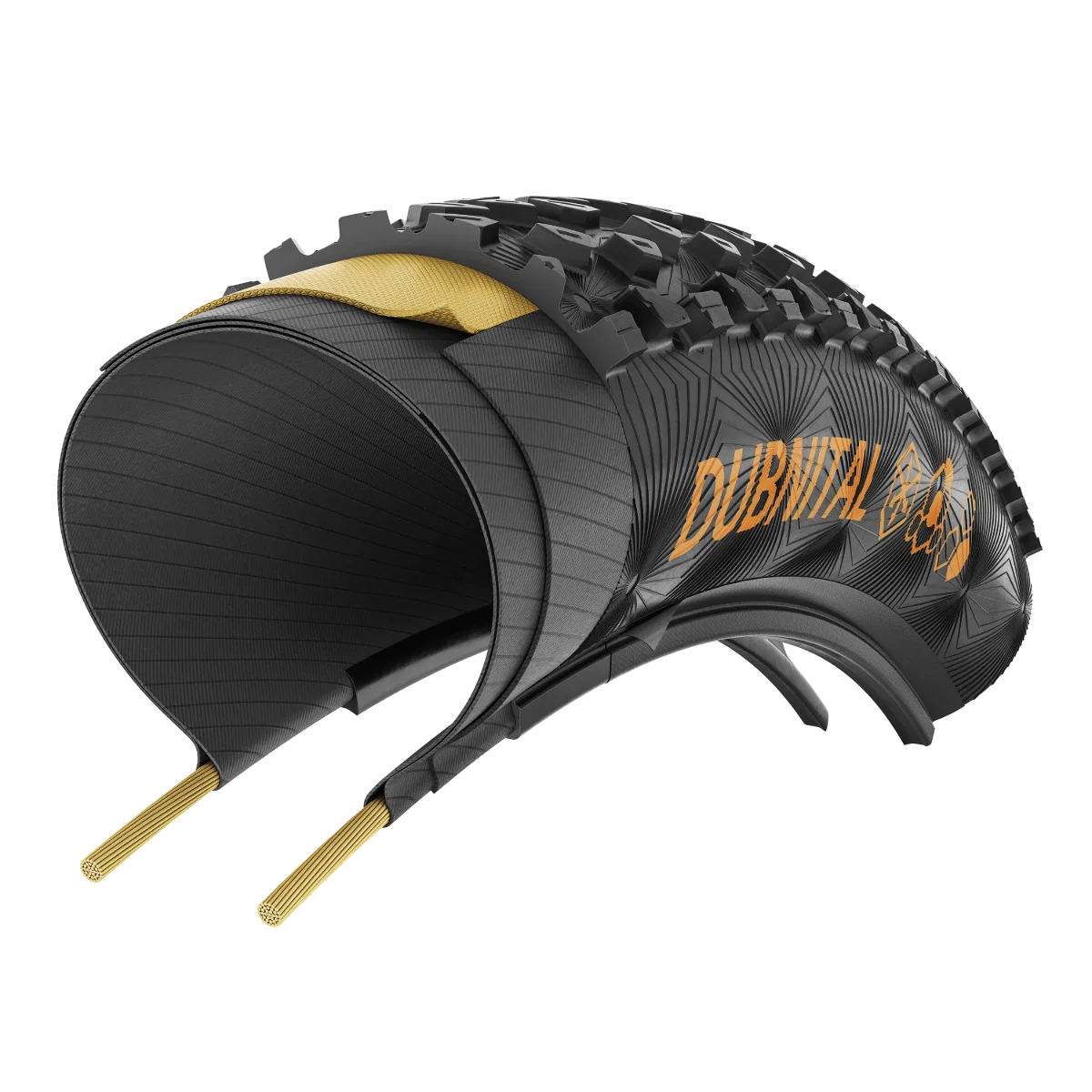 Continental Dubnital Trail Rapid MTB Tyre – 27.5" – Tubeless Ready