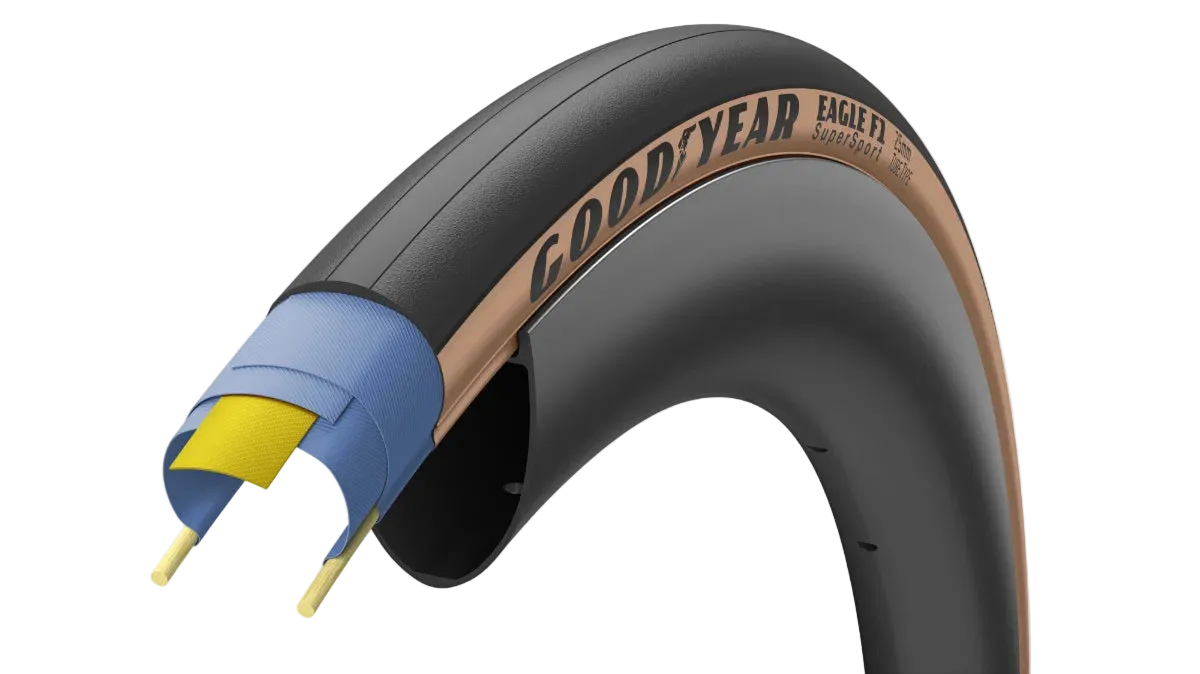 Goodyear Eagle F1 SuperSport Road Tyre – 700x25C – Tube Type & Tubeles