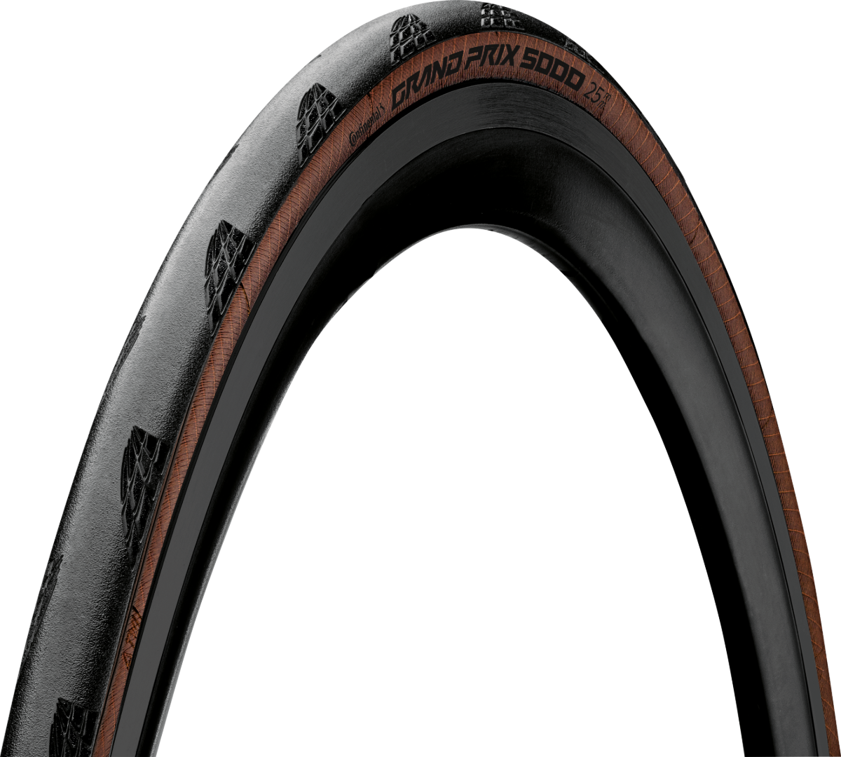 Continental Grand Prix 5000 Road Tyre – 700c – Black & Tanwall