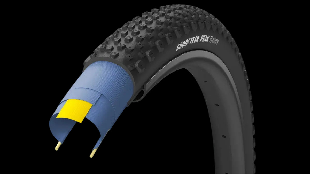 Goodyear Peak AT Gravel Tyre - 700x40C / 40-622 - Black or Tanwall