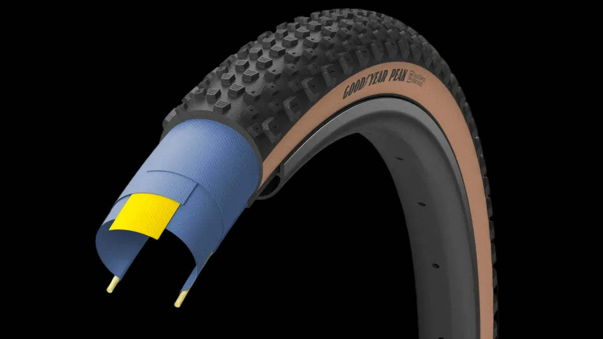 Goodyear Peak AT Gravel Tyre - 700x40C / 40-622 - Black or Tanwall