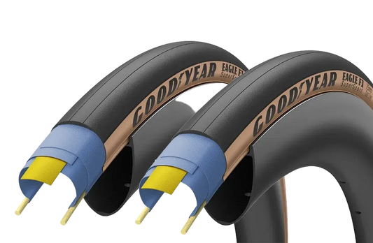 Goodyear Eagle F1 Supersport Road Tyre Pair – 700x25c / 25-622 Tanwall