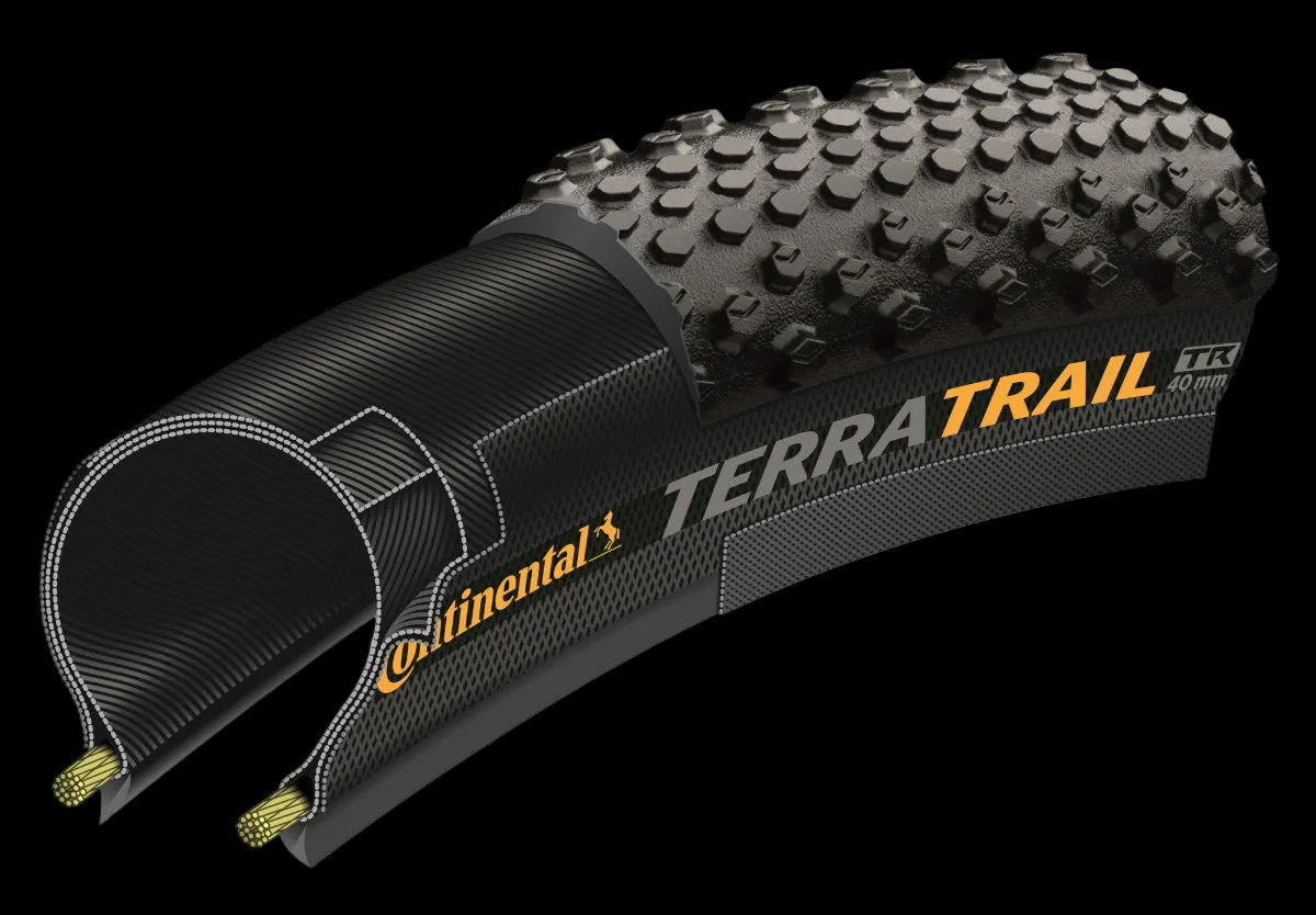 Continental Terra Trail Gravel Tyre – ShieldWall or ProTection – 700x40c 40-622  Multiple Colours