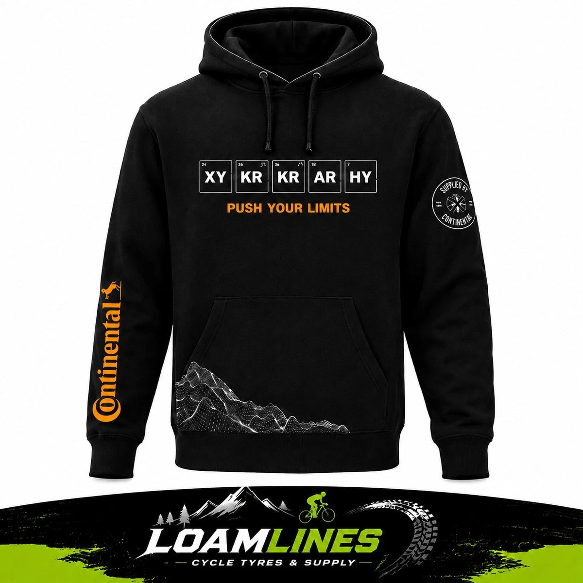 Continental Gravity Downhill MTB Hoodie Official Mountain Bike Pullover