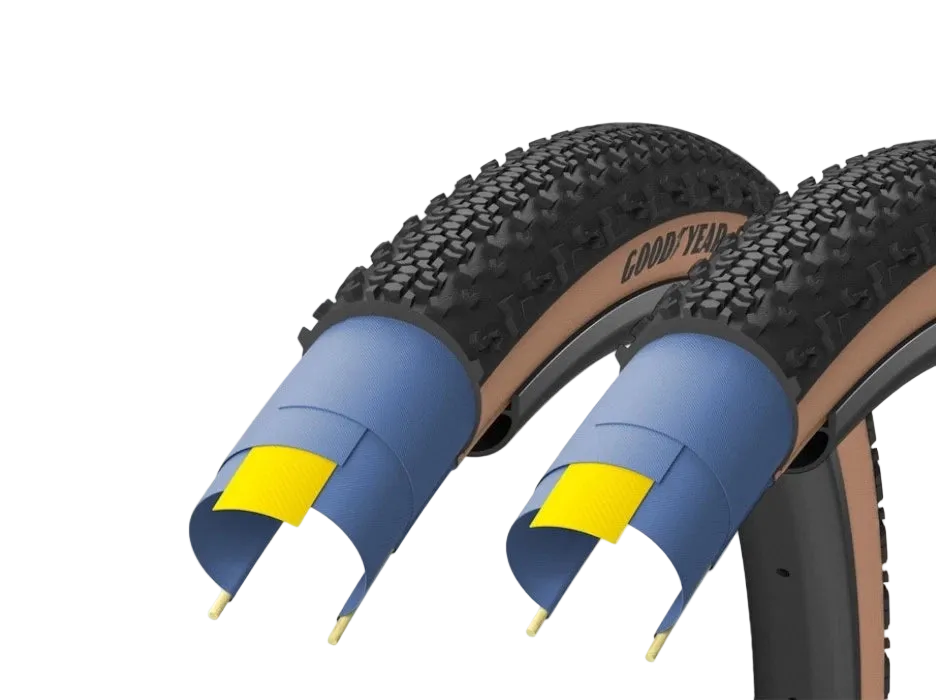 Goodyear Connector Gravel Tyre Pair – 650x50b / 50-584 Tanwall