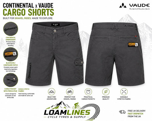 Share VAUDE Continental Gravel Bike Shorts MTB Cargo Shorts Cycling Outdoor Casual
