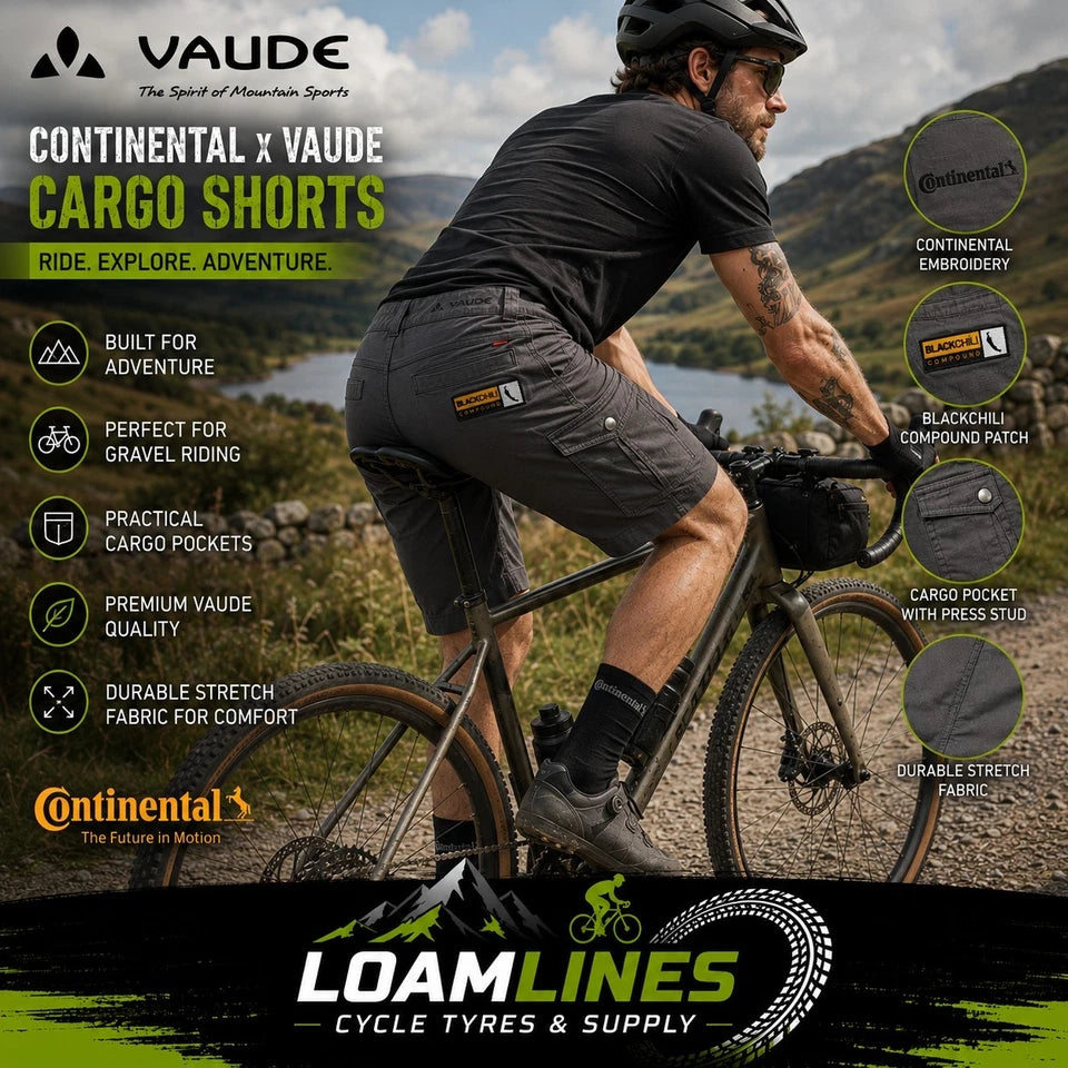 Share VAUDE Continental Gravel Bike Shorts MTB Cargo Shorts Cycling Outdoor Casual
