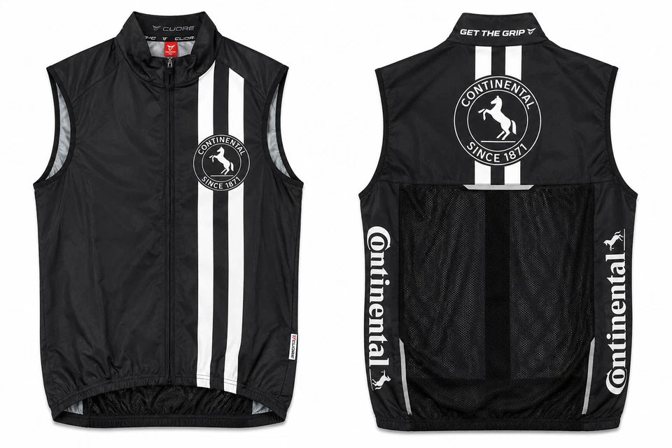Cuore Continental WindShield Mesh Cycling Gilet Windproof Cycling Vest All Sizes